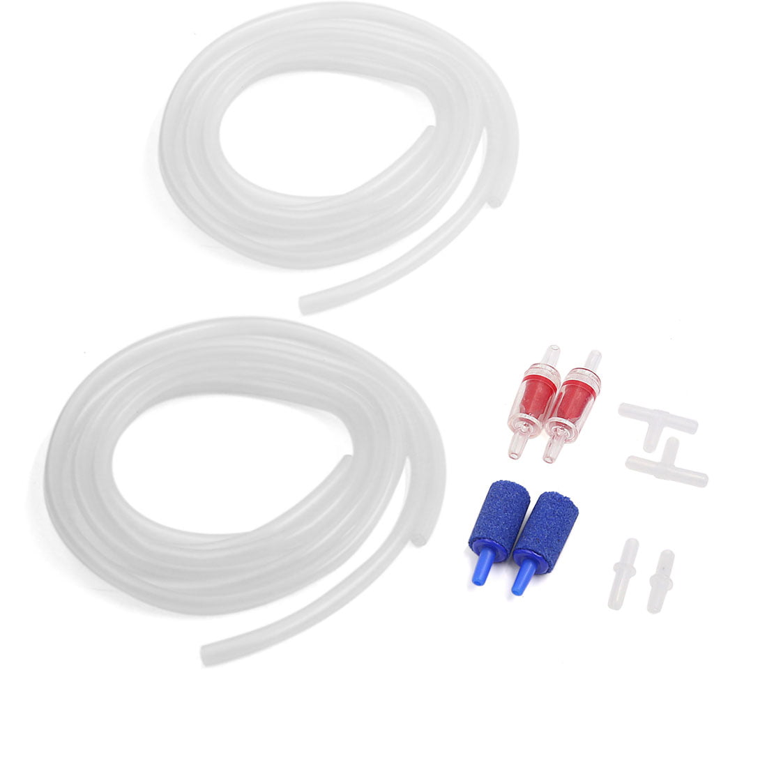 Aquarium Air pump Accessories Set Air Stones Check Valves Airline and Connectors