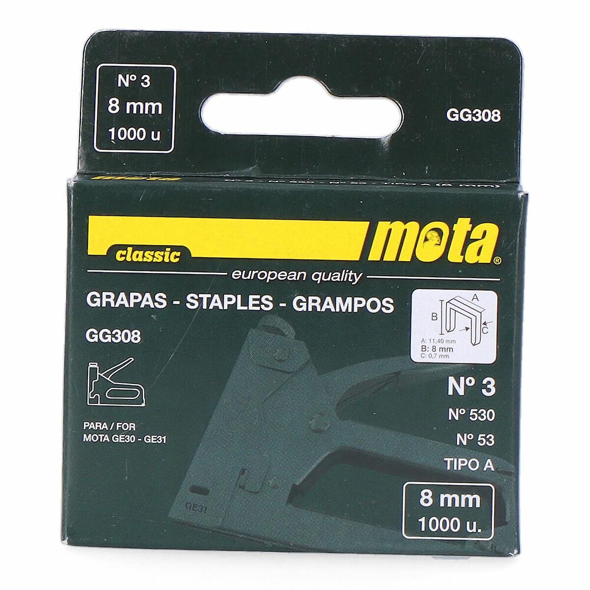 Staples Mota gg308 1000 Unidades Nº 3