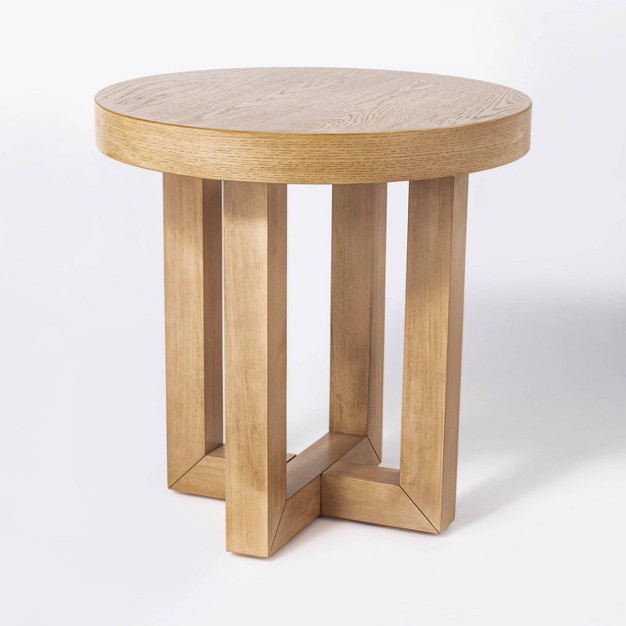 Rose Park Round Wood End Table Designed With Studio Mcgee