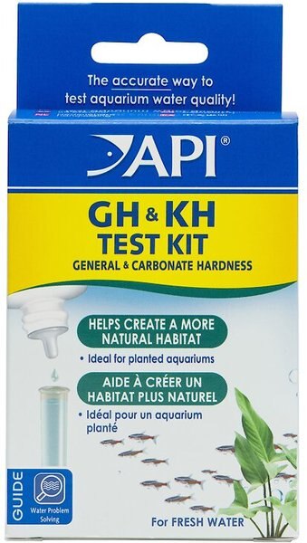 API GH and KH General and Carbonate Hardness Freshwater Aquarium Test Kit