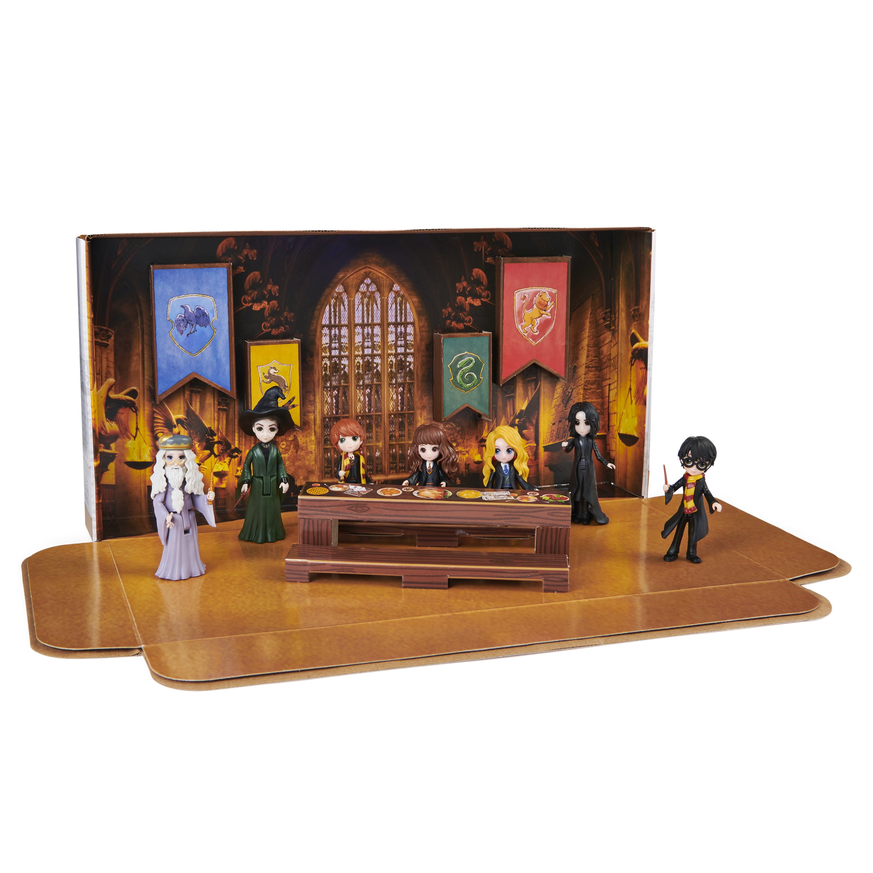 Wizarding World Harry Potter, Magical Minis Collector Set with 7 Collectible 3-inch Toy Figures, Kids Toys for Ages 5 and up