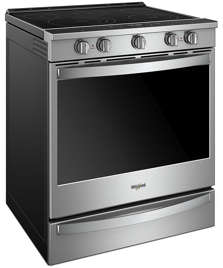 Whirlpool ADA 6.4 Cu. Ft. Fingerprint Resistant Stainless Steel Smart Slide-In Electric Range