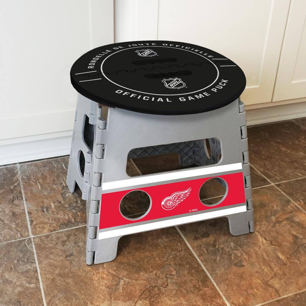 FANMATS NHL Detroit Red Wings Plastic Folding Step Stool 24864