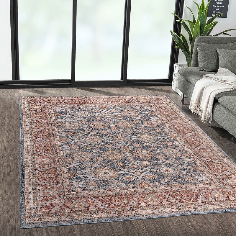 Madison Park Kendra Persian Bordered Traditional Woven Area Rug