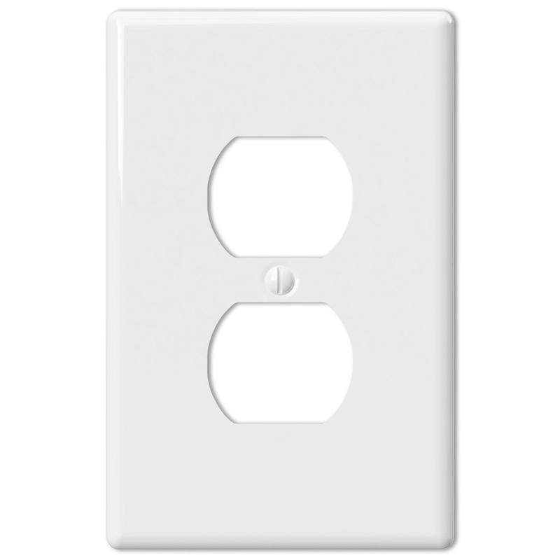 WALLPLATE METRO 1DUP WHT