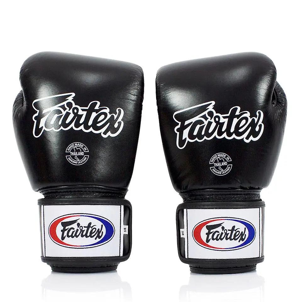 Fairtex black breathable boxing gloves