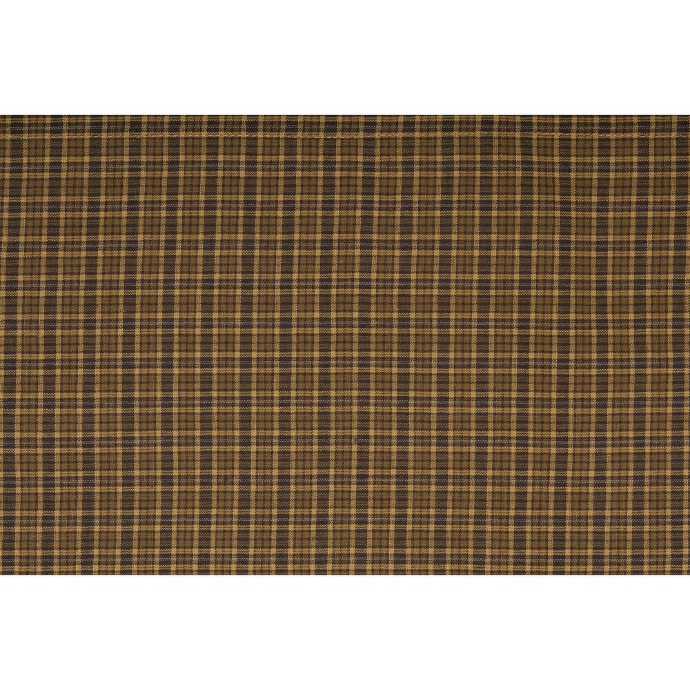 Tea Cabin Green Plaid Valance 16x60