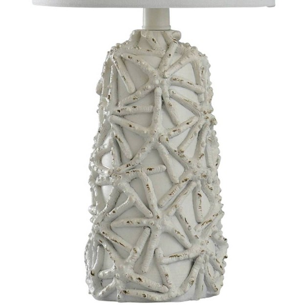 Starfish Distressed Mini Table Lamp White Yoursmall