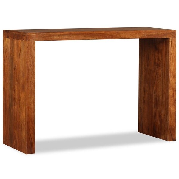 vidaXL Console Table Solid Wood with honey finish 43.3