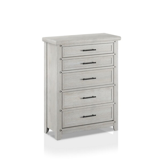 Furniture of America IDF 7924C Carter 5 Drawer Che...