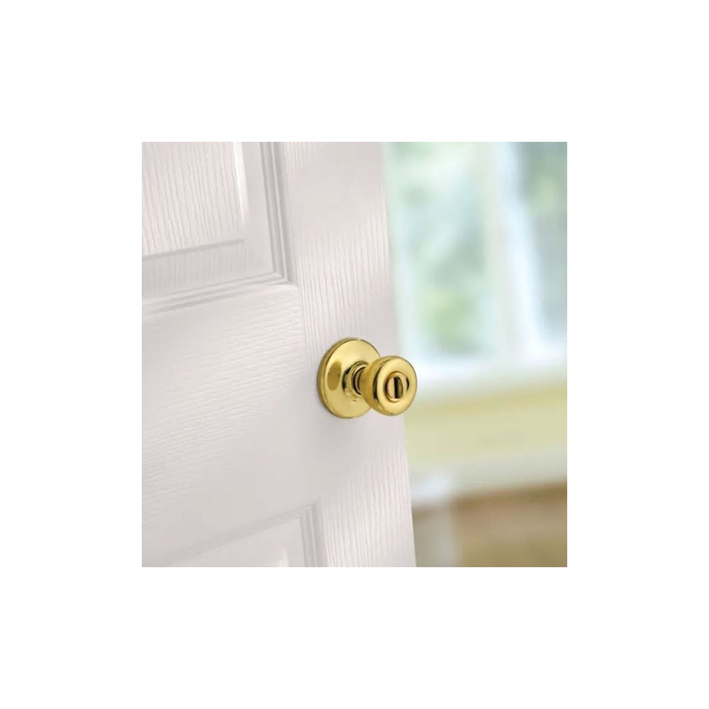 Polished Brass Bed/Bath Tylo Mobile Home Privacy Door Knob Set