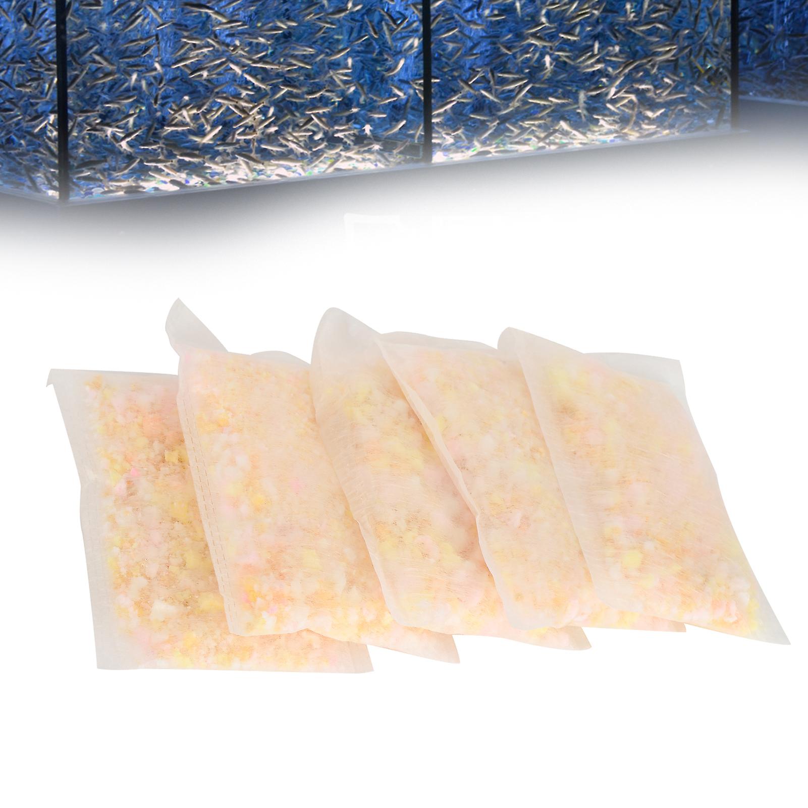 Aquarium Filter Media With Bags Fish Tank Cleaning Fiber Cotton Filtration Materialm 5 Packs/bag 10x15cm/3.9x5.9in