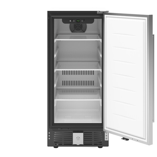 3 cu. ft. Mini Fridge in Stainless Steel without Freezer