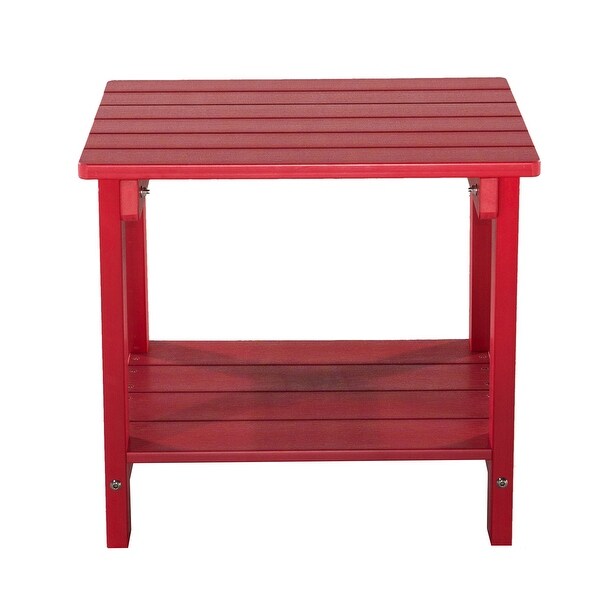 Solid Color Plastic Wood End Table