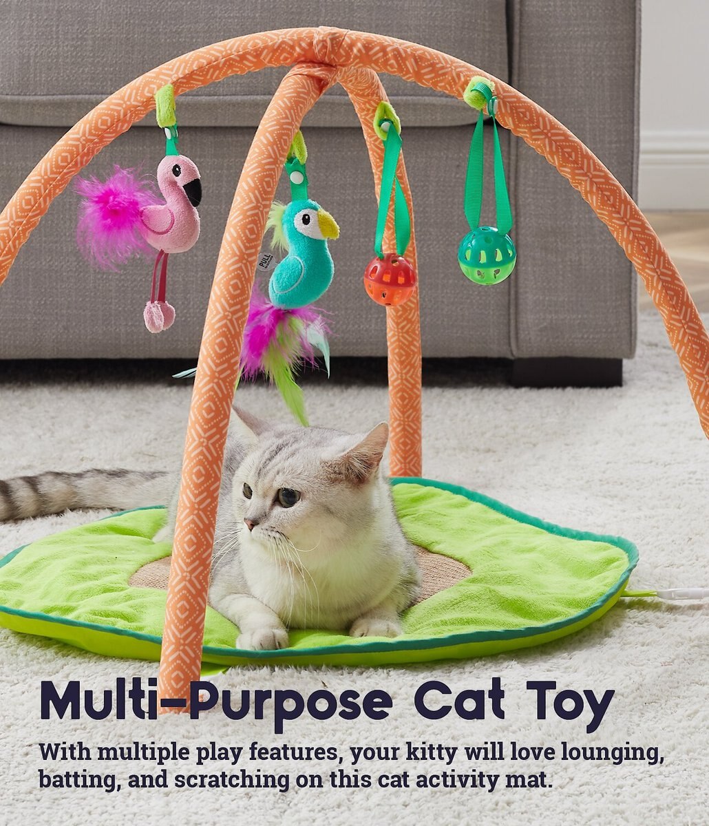 Catstages Jungle Mat Cat Activity Play Mat Cat Toy with Catnip