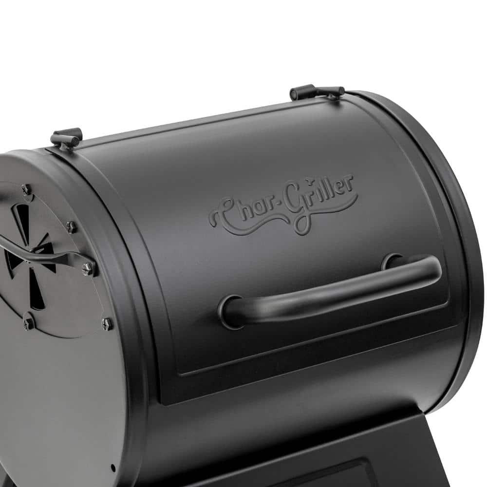 CharGriller Portable Charcoal Grill or Side Fire Box in Black