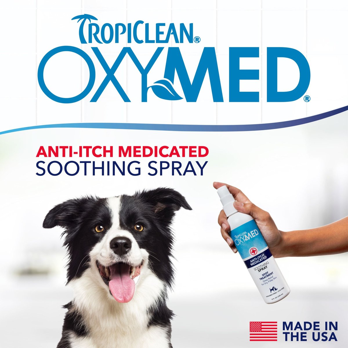 TropiClean Oxy Med Anti-Itch Spray