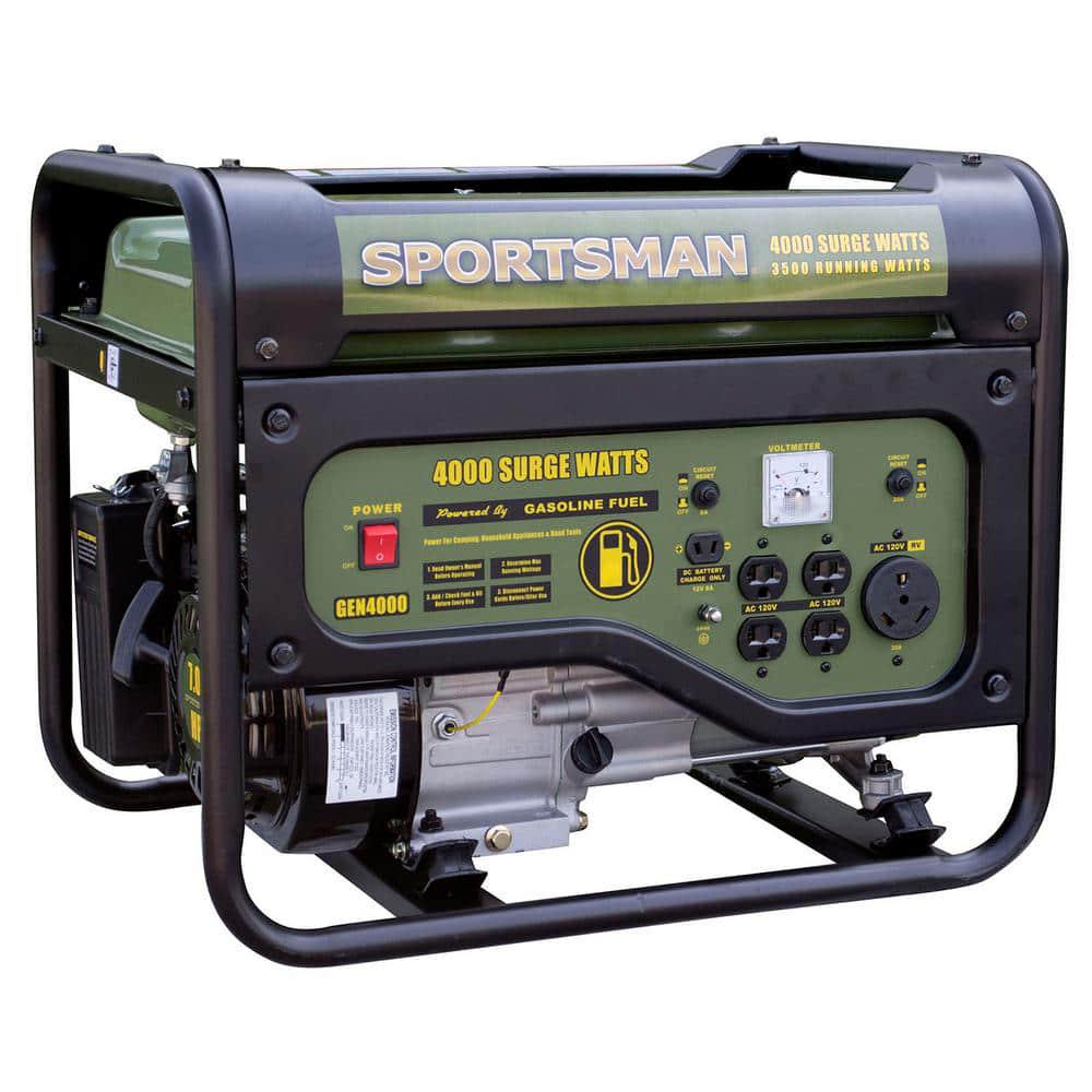 Sportsman 40003500Watt Gasoline Powered Portable Generator with RV Outlet