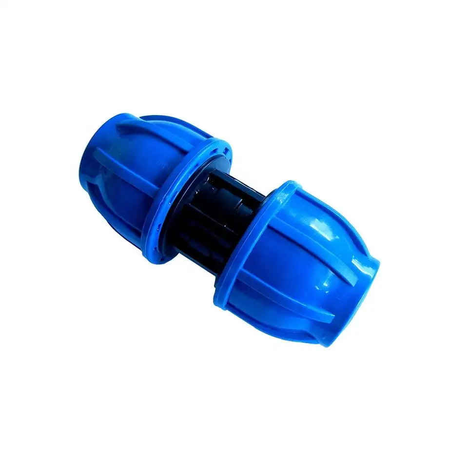 Hot Selling PE Pipe Connection PP Equal Tee Compression Fittings