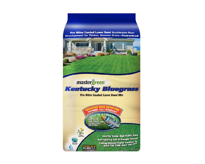 Kentucky Bluegrass Grass Seed， 50lb - SEEDKBLUE 50#