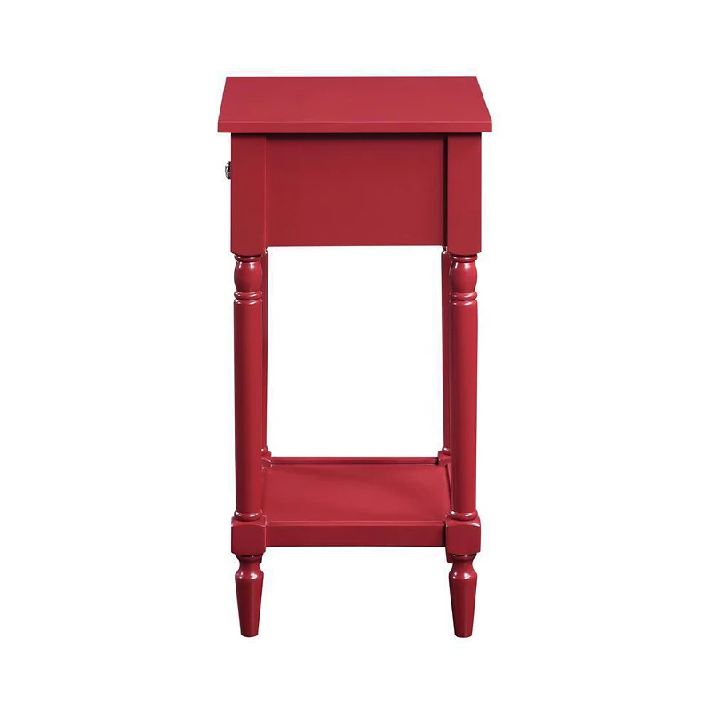 Convenience Concepts French Country Khloe 1 Drawer Accent Table with Shelf