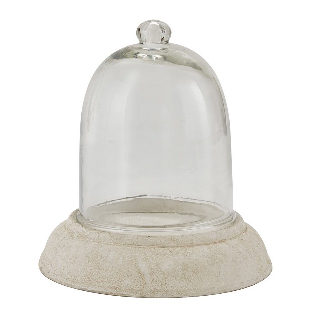 Park Designs Cream Metal Bell Small Cloche Base