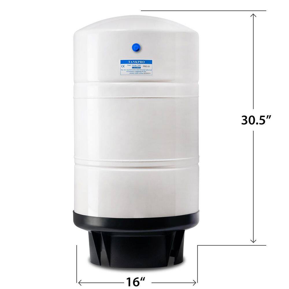 ISPRING 20 Gal. Metal Reverse Osmosis Water Storage Tank T20M