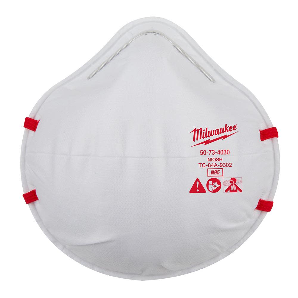 Milwaukee N95 Respirator 1pk 48-73-4031 from Milwaukee