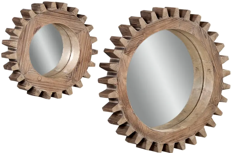 16 Inch Sprocket Wall Mirror