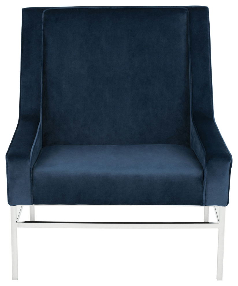 Theodore Peacock Fabric Occasional Chair   Contemporary   Armchairs And Accent Chairs   by HedgeApple  Houzz