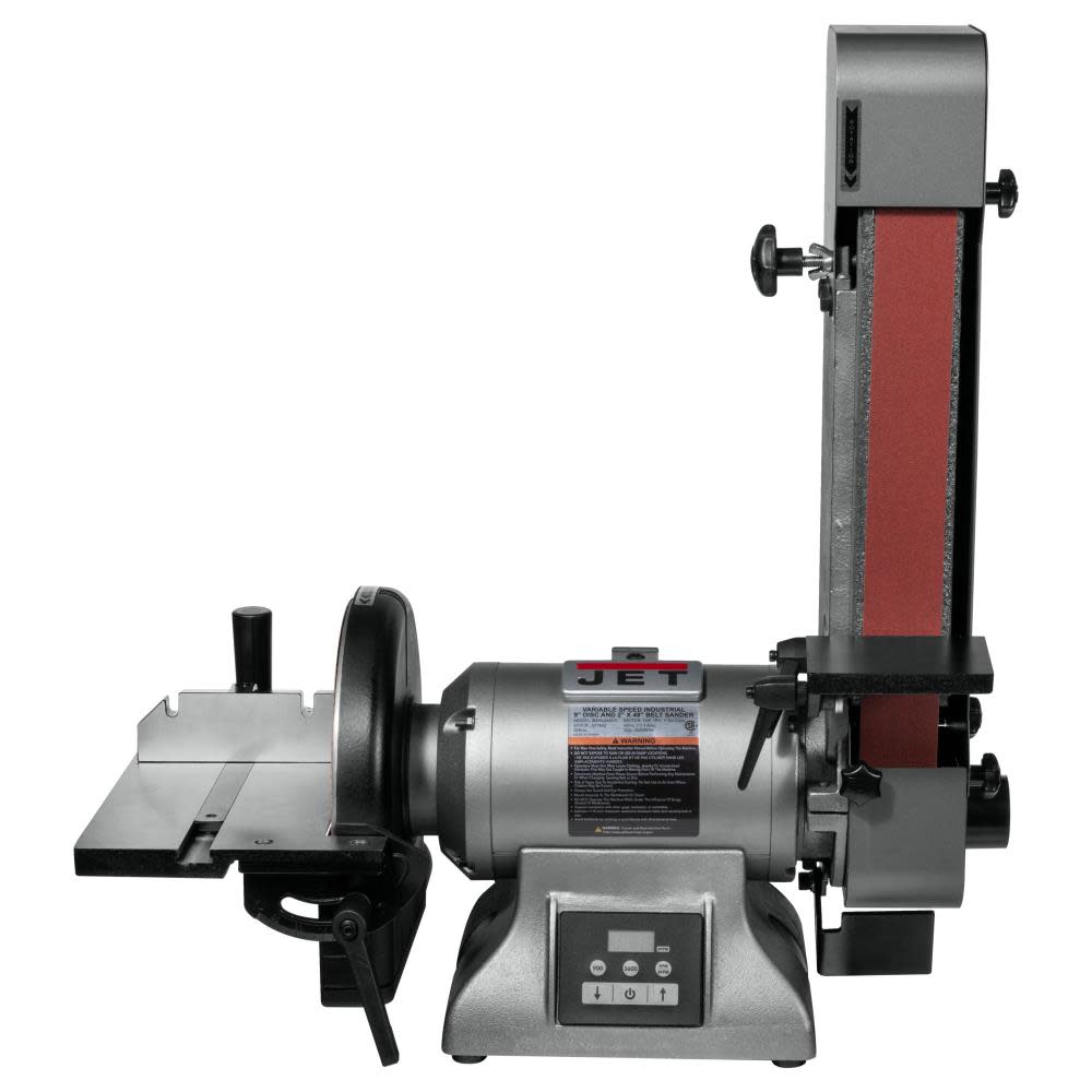 Variable Speed Combination Industrial 2 Inch x 48 Inch and 9 Inch Disc Grinder