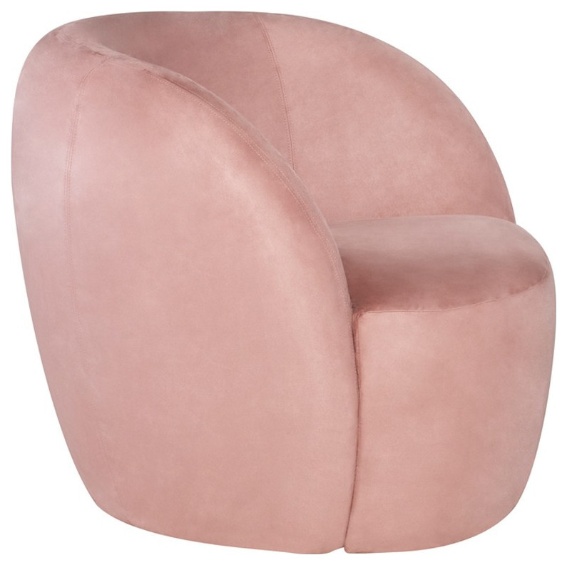 Maida Occasional Chair Petal Microsuede   Contemporary   Armchairs And Accent Chairs   by V.S.D Furniture  Houzz