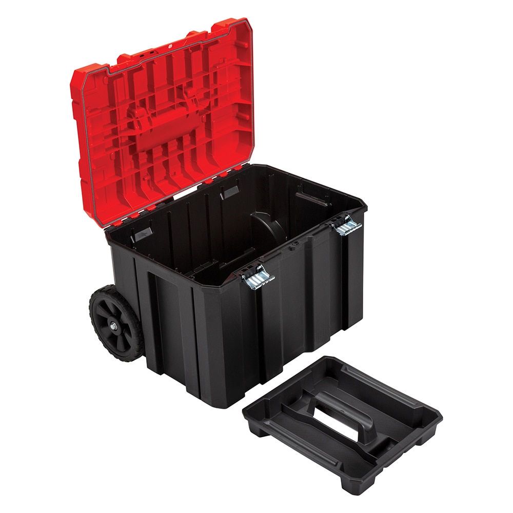 CRAFTSMAN CMST17835 VERSASTACK System 20-in Red Plastic Wheels Lockable Tool Box