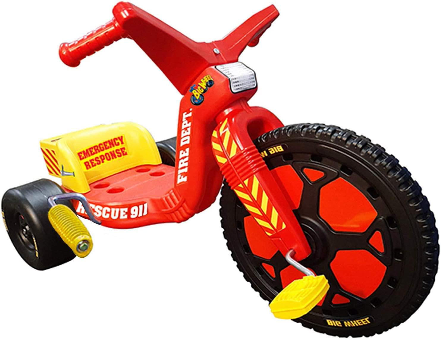 Fire and Rescue Big Wheel Spin-Out Racer 16 Inch Trike