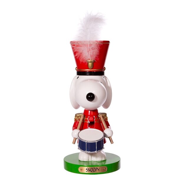 Kurt Adler 10Inch Snoopy the Drummer Nutcracker