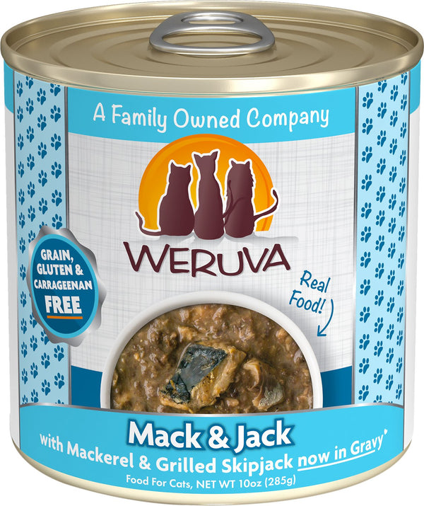 Weruva Mack And Jack With Mackerel and Grilled Skipjack Canned Cat Foo