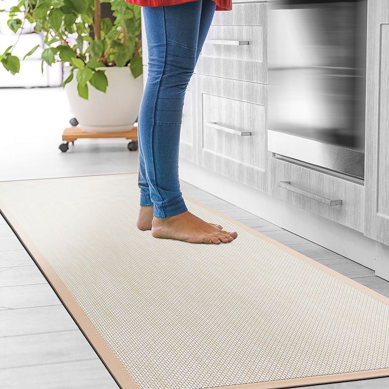 World Rug Gallery Basketweave Anti-Fatigue Mat