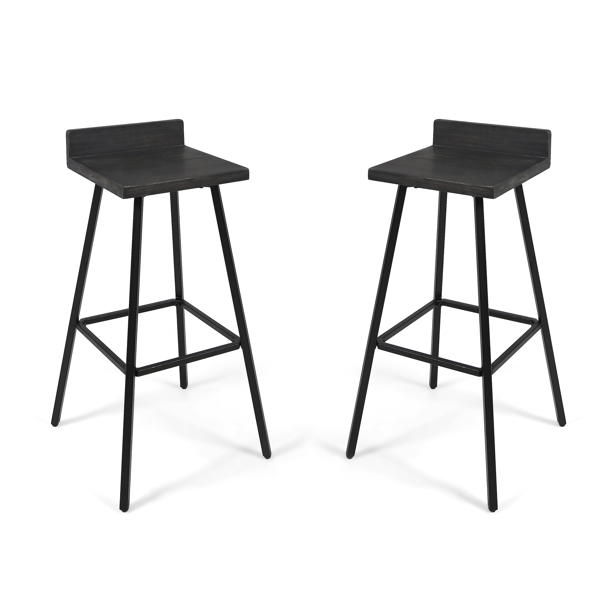 Hazel Indoor Bar Stools, Modern, Contemporary (Set of 2)