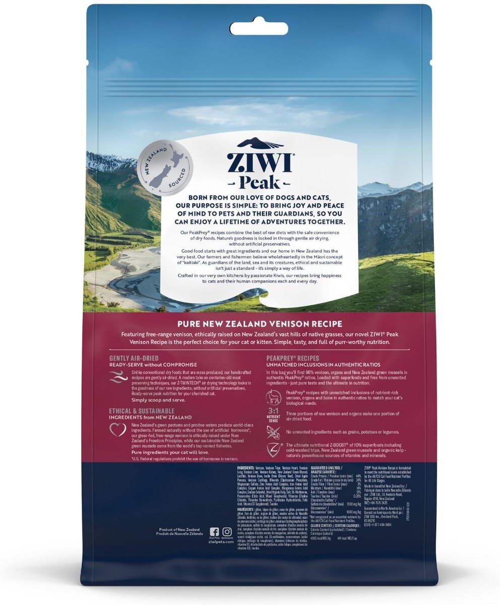 Ziwi Peak Air-Dried Venison Recipe Cat Food