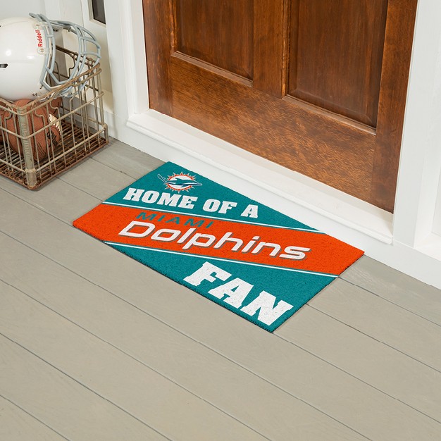 Evergreen Miami Dolphins Pvc Mat Color