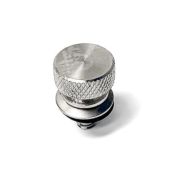 Silver Seat Bolt Screw Knurled Seat Cover Bolt Compatible with Harley Davidson Dyna Switchback FLD