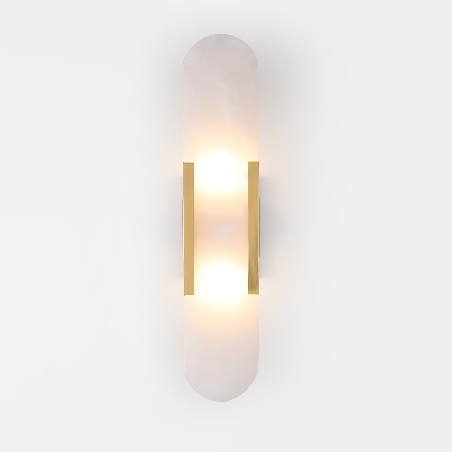 Melange Elongated Alabaster Wall Lamp