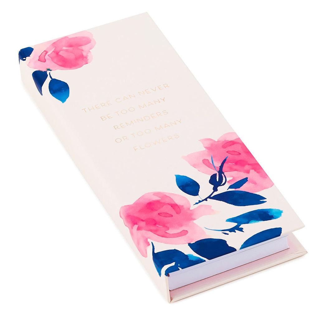 Hallmark  Watercolor Roses Folio and Memo Pad Set