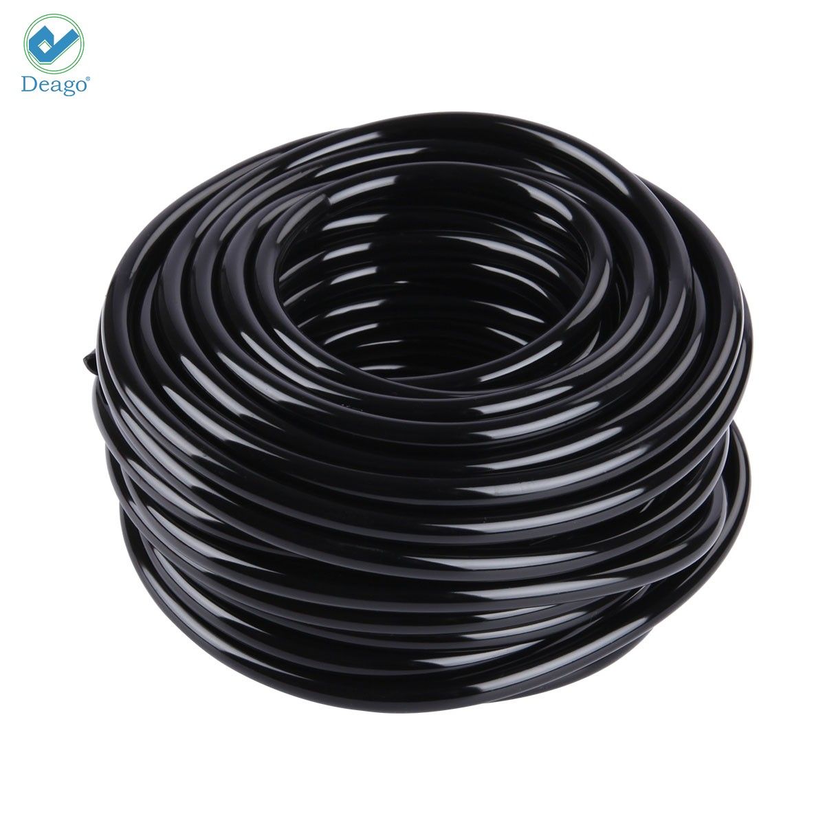 Deago Garden Irrigation System， 100ft/30M Blank Distribution Tubing Watering Drip Kit/DIY Saving Water Automatic Irrigation Equipment Set for Garden Greenhouse， Flower Bed，Patio，Lawn