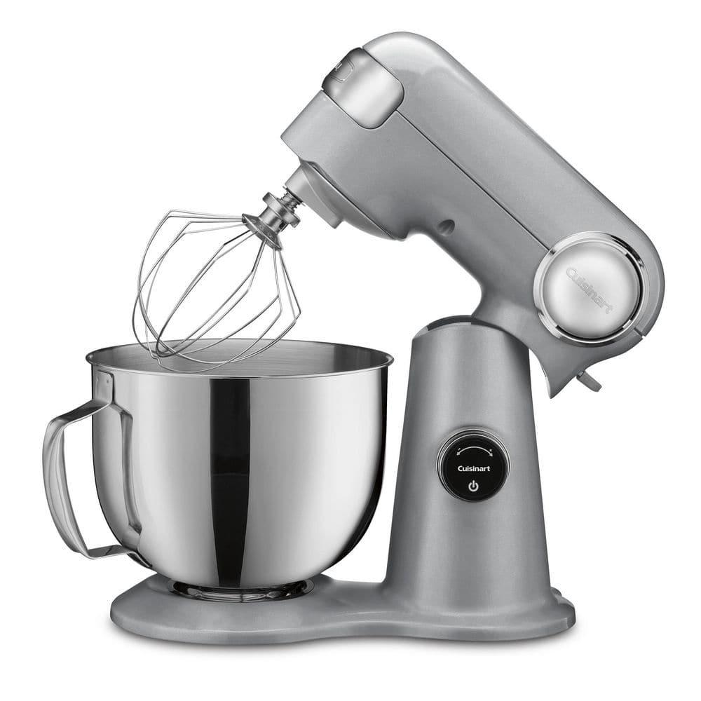 Cuisinart Precision Pro 55 qt 12Speed Silver Lining Digital Stand Mixer with LED Display