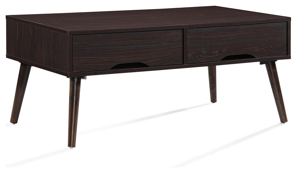 GDF Studio Naomi Mid Century Modern Finished Fiberboard Coffee Table   Midcentury   Coffee Tables   by GDFStudio  Houzz