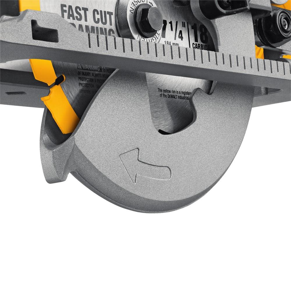 7-1/4-In (184mm) Worm Drive Circular Saw with Electric Brake