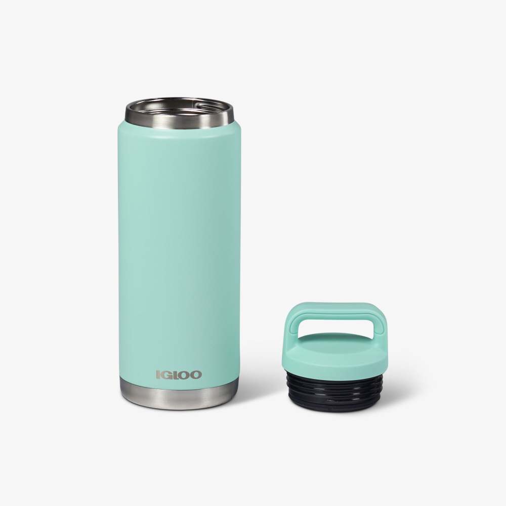 Igloo Bottle Reusable Hot/Cold Stainless Steel Seafoam 26oz ;