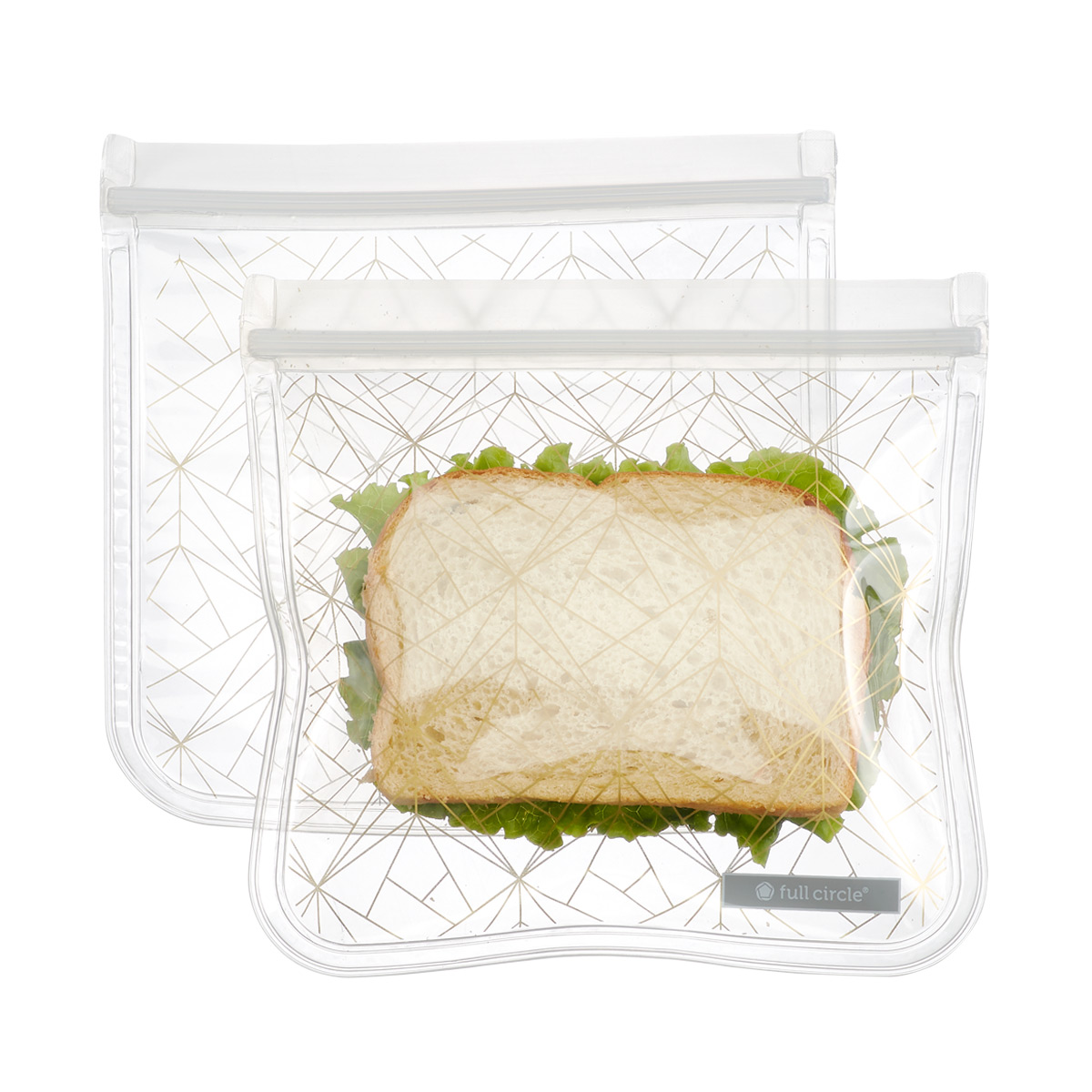 Full Circle Cactus Party Reusable Sandwich Bags