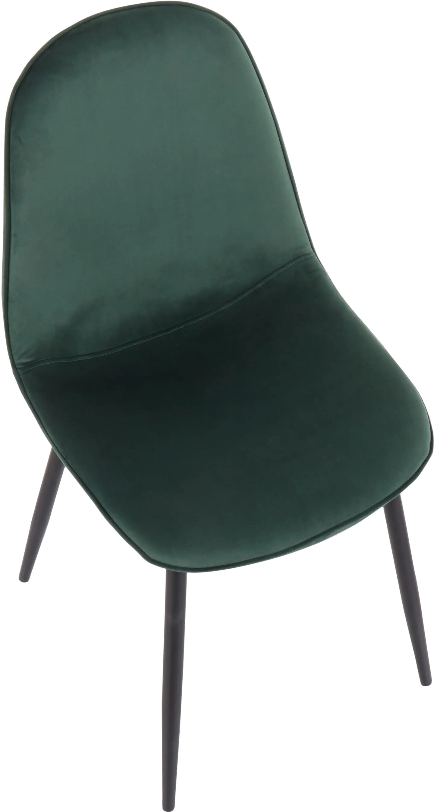 Pebble Green and Black Dining Room Chair (Set of 2)